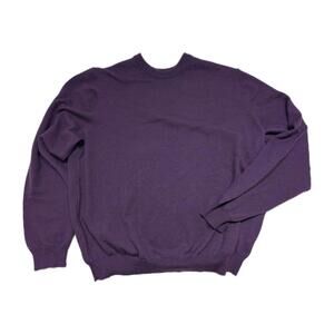 Brooks Brothers 346, Luxury Merino Wool Sweater Men’s Size Large Royal Purple